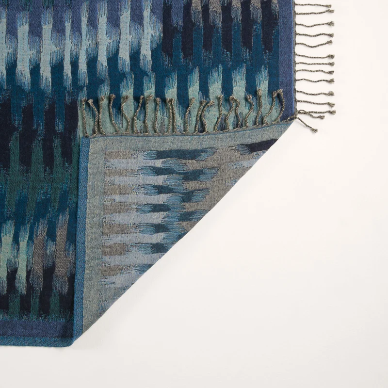 Plaid KHAN indigo