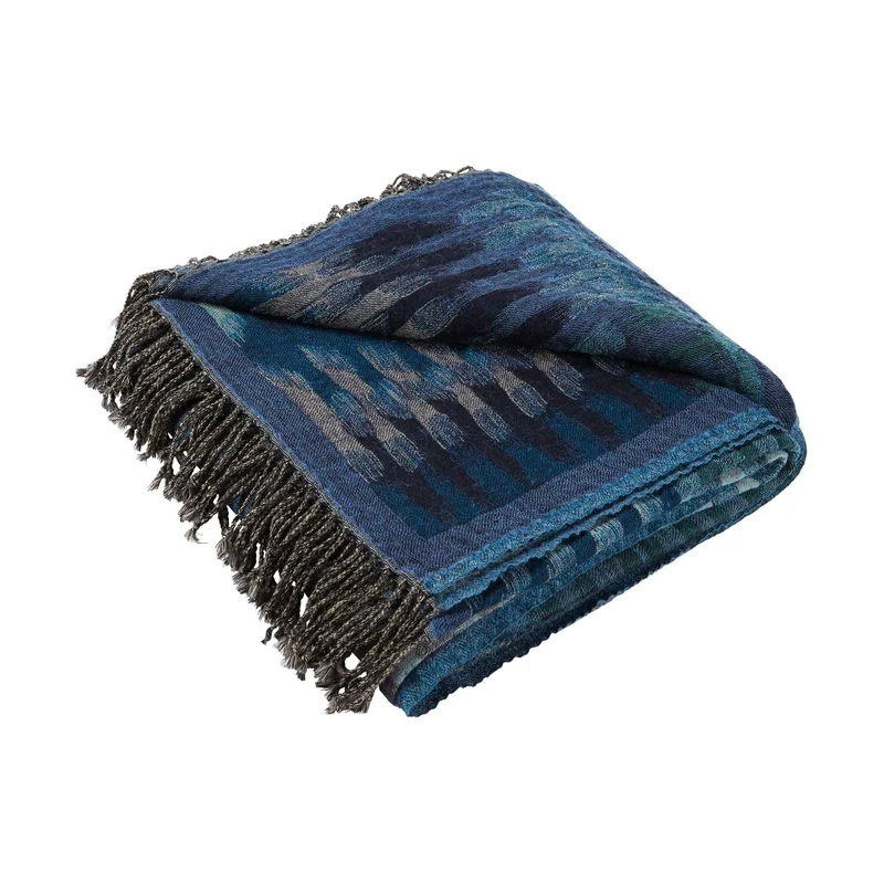 Plaid KHAN indigo
