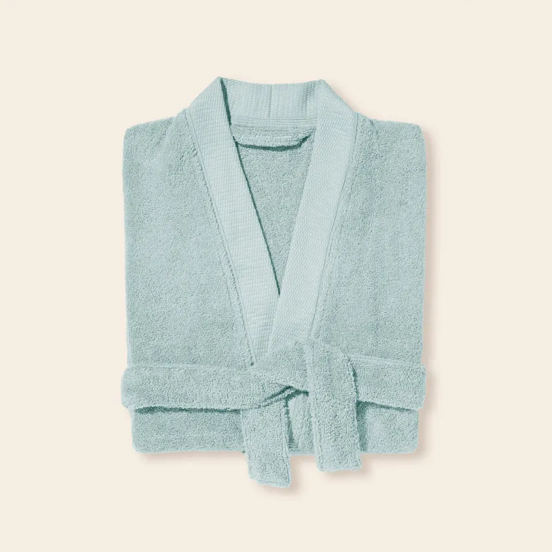 La Sortie de Bain NERYDA céladon et beige