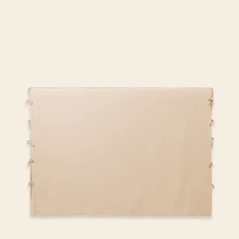 Housse de tête de lit SATHEENE beige nude