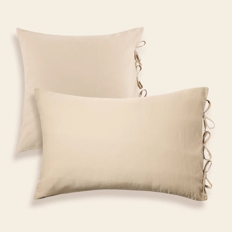 Parure de lit SATHEENE beige nude