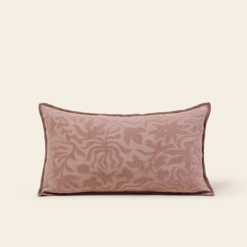 Housse de coussin CORINNA rose ancien