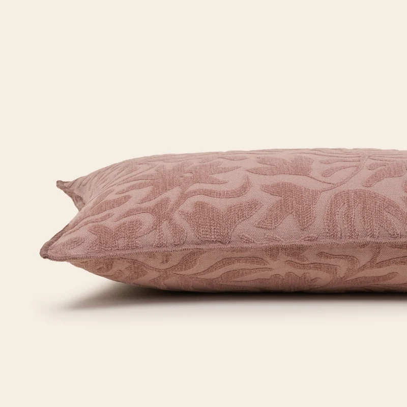 Housse de coussin CORINNA rose ancien