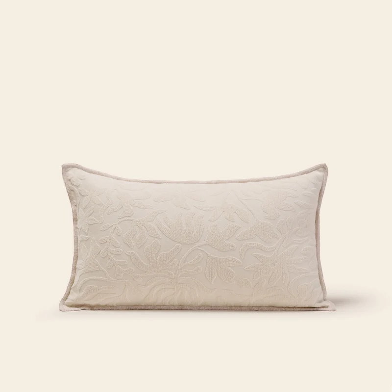 Housse de coussin CORINNA ivoire
