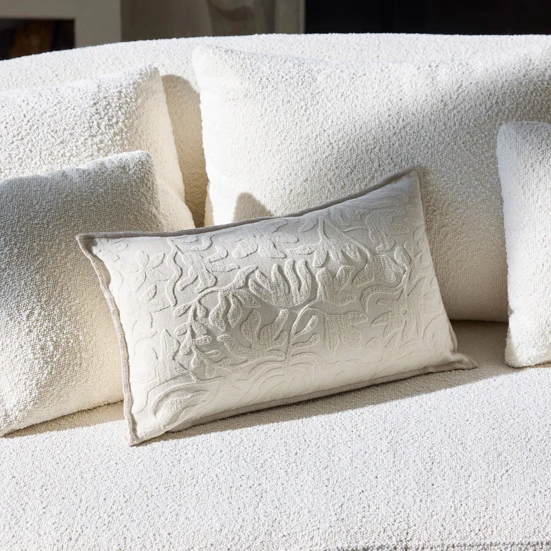 Housse de coussin CORINNA ivoire