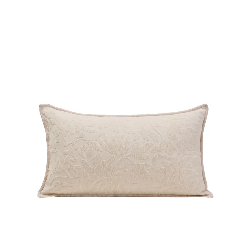 Housse de coussin CORINNA ivoire