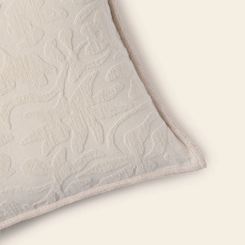 Housse de coussin CORINNA ivoire