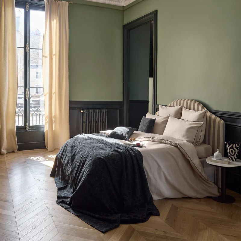 Couvre-lit CORINNA gris anthracite