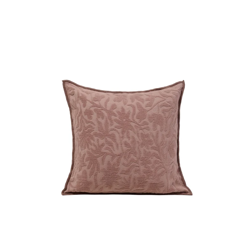 Housse de coussin CORINNA rose ancien