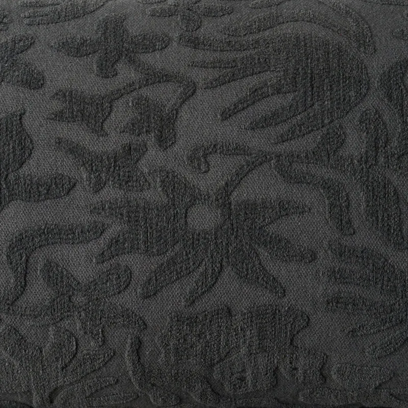 Housse de coussin CORINNA gris anthracite