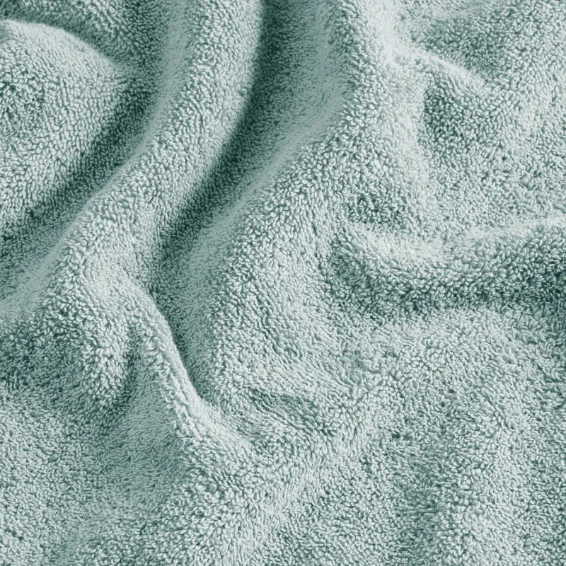 Serviette de toilette NERYDA céladon et beige