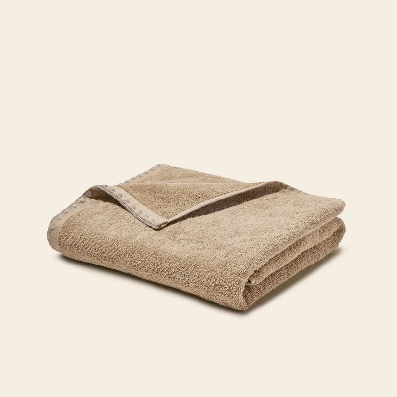 Serviette de toilette NERYDA beige lin
