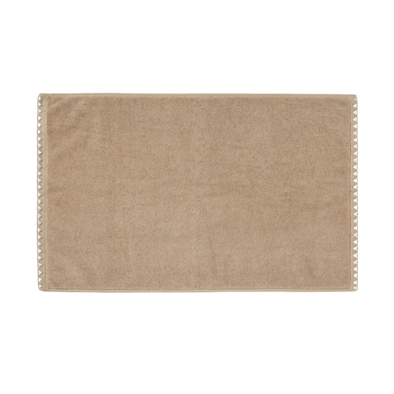 Tapis de bain NERYDA beige lin