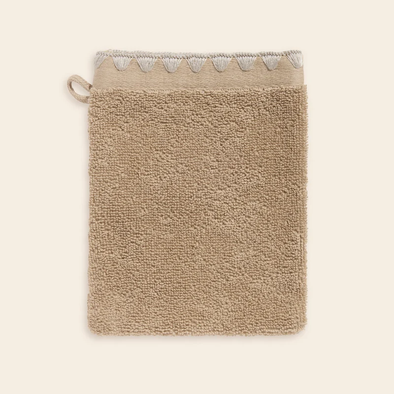 Gant de toilette NERYDA beige lin