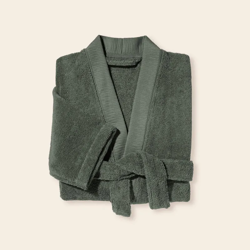 Peignoir de bain NARUMI vert sequoia