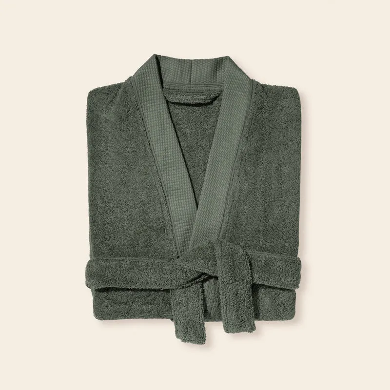 Peignoir de bain NARUMI vert sequoia