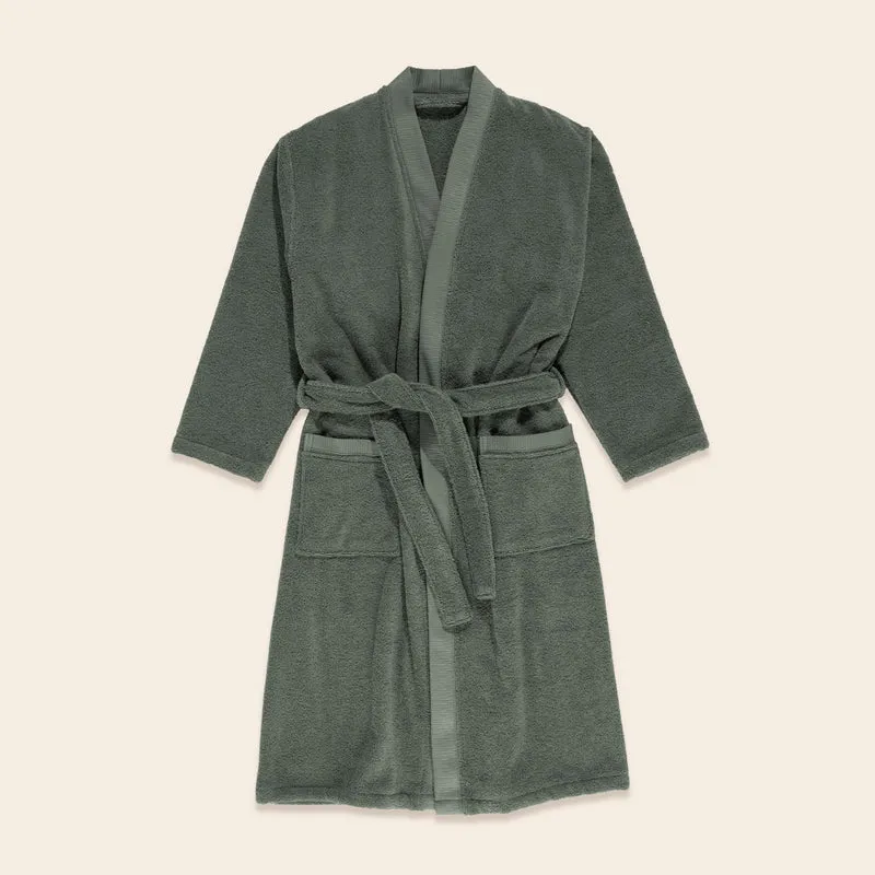 Peignoir de bain NARUMI vert sequoia