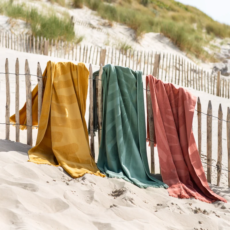 Fouta de plage TROPI vert sauge