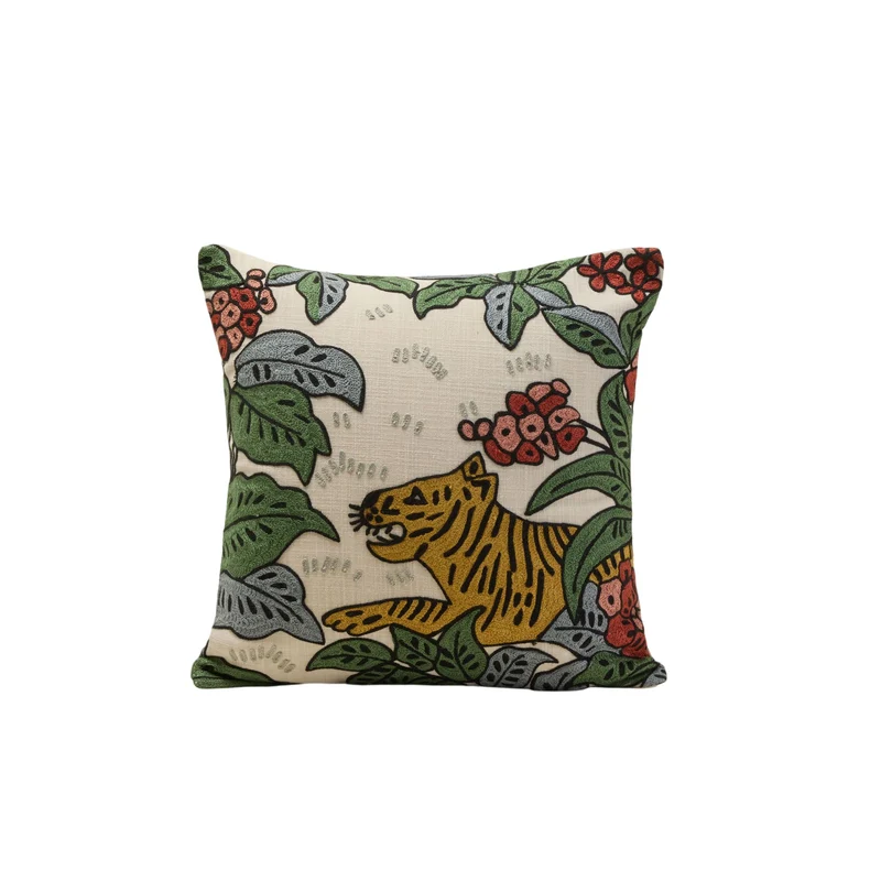 Housse de coussin TIGRIS ivoire