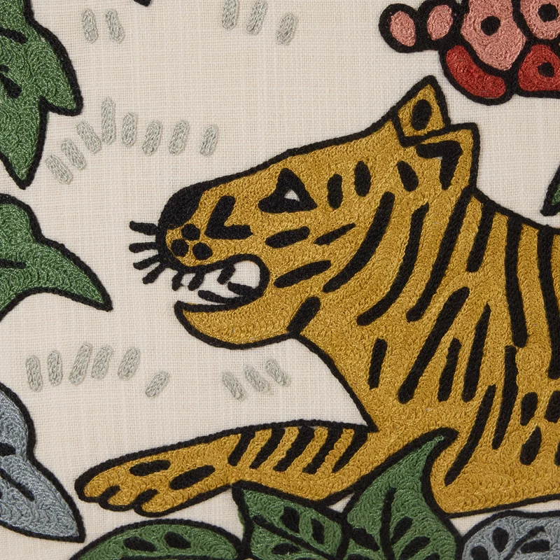 Housse de coussin TIGRIS ivoire