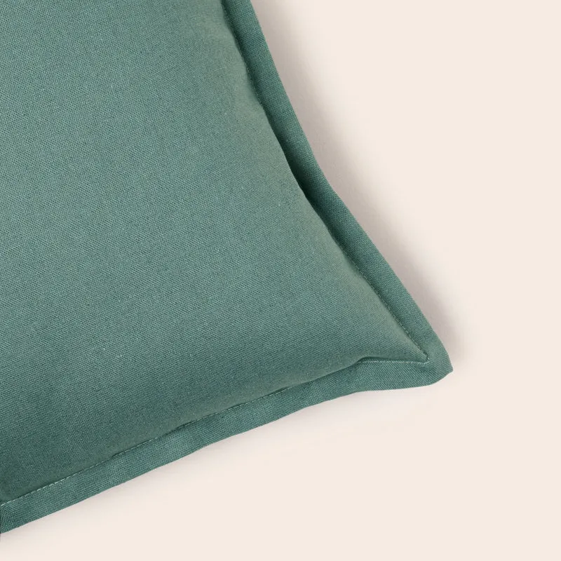 Housse de coussin LEOLINO cèdre bleuté