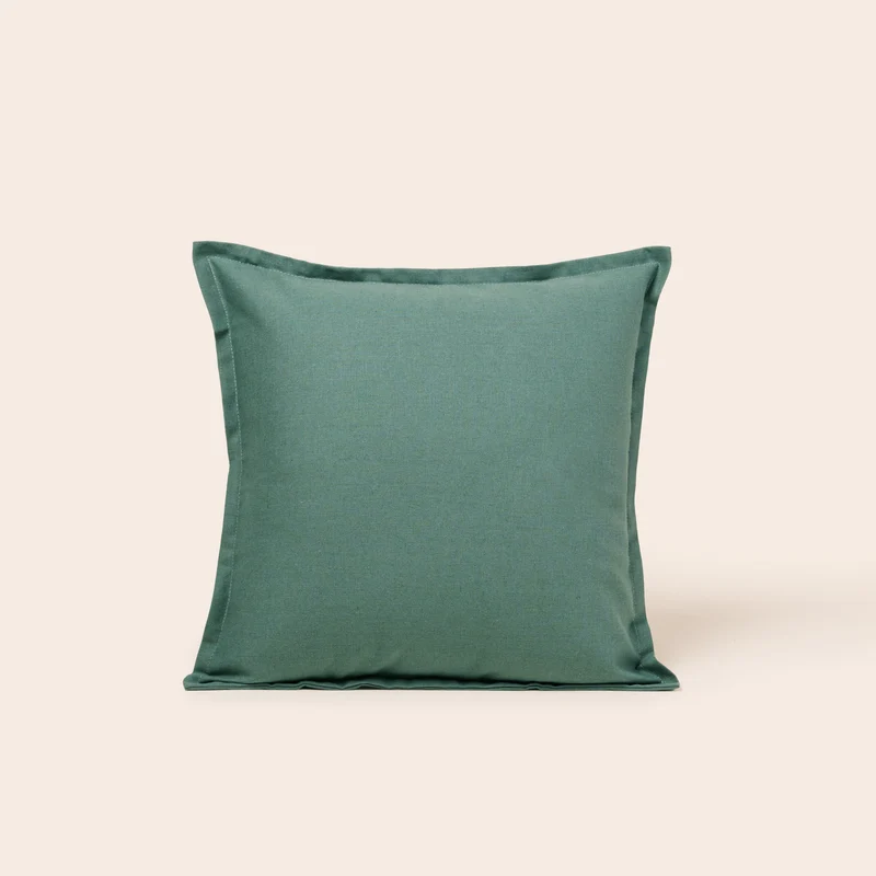 Housse de coussin LEOLINO cèdre bleuté