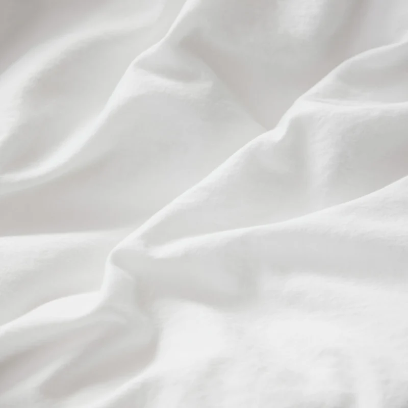 Housse de couette SATHEENE simplement blanc