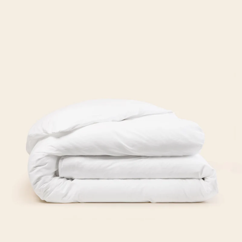 Housse de couette SATHEENE simplement blanc