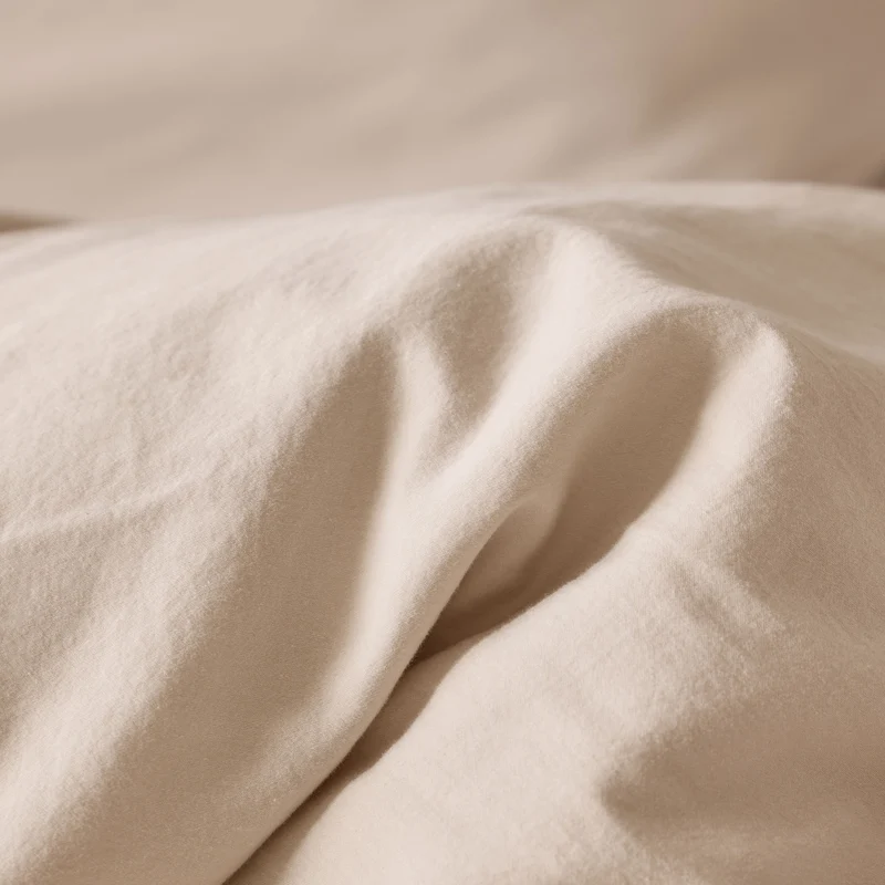 Housse de couette SATHEENE beige nude
