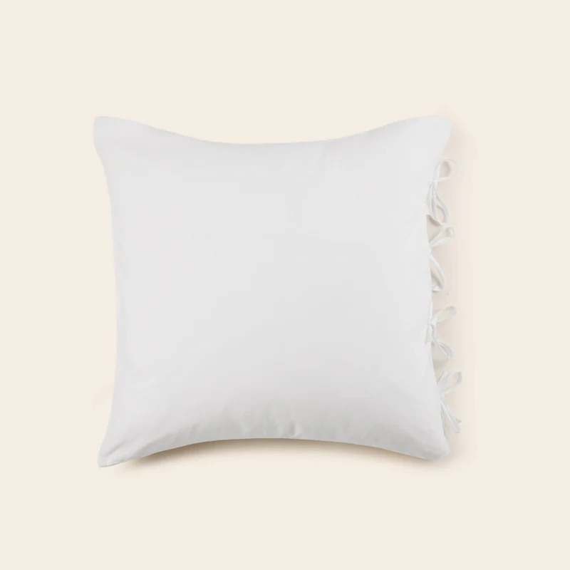 Lot de 2 taies d'oreiller SATHEENE simplement blanc