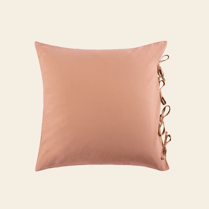 Lot de 2 taies d'oreiller SATHEENE terrarosa