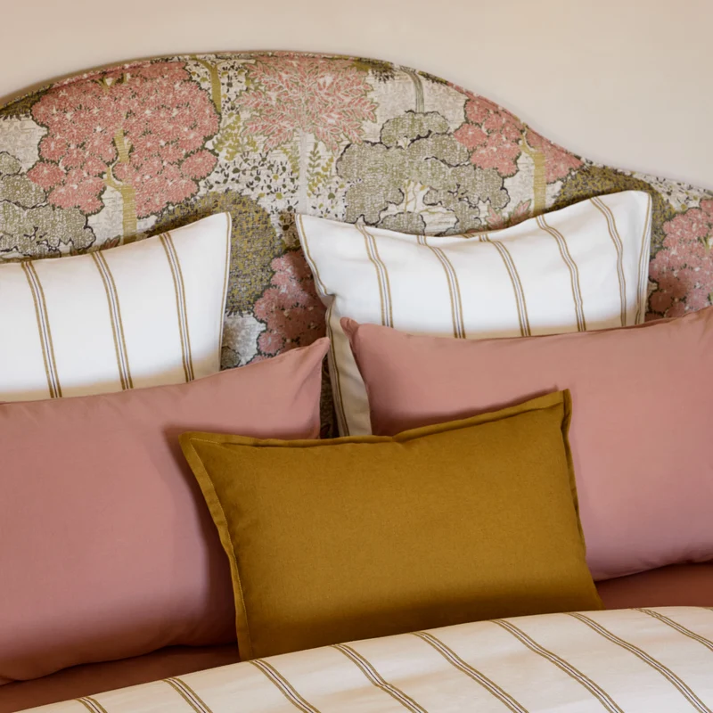 Lot de 2 taies d'oreiller SATHEENE terrarosa