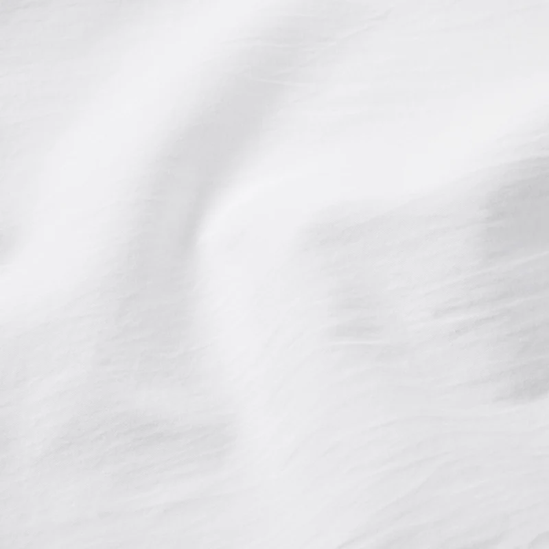 Drap plat SATHEENE simplement blanc