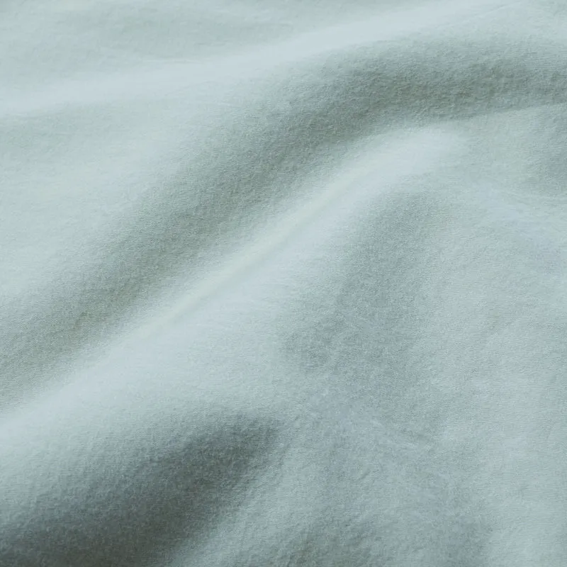 Drap plat SATHEENE vert eucalyptus