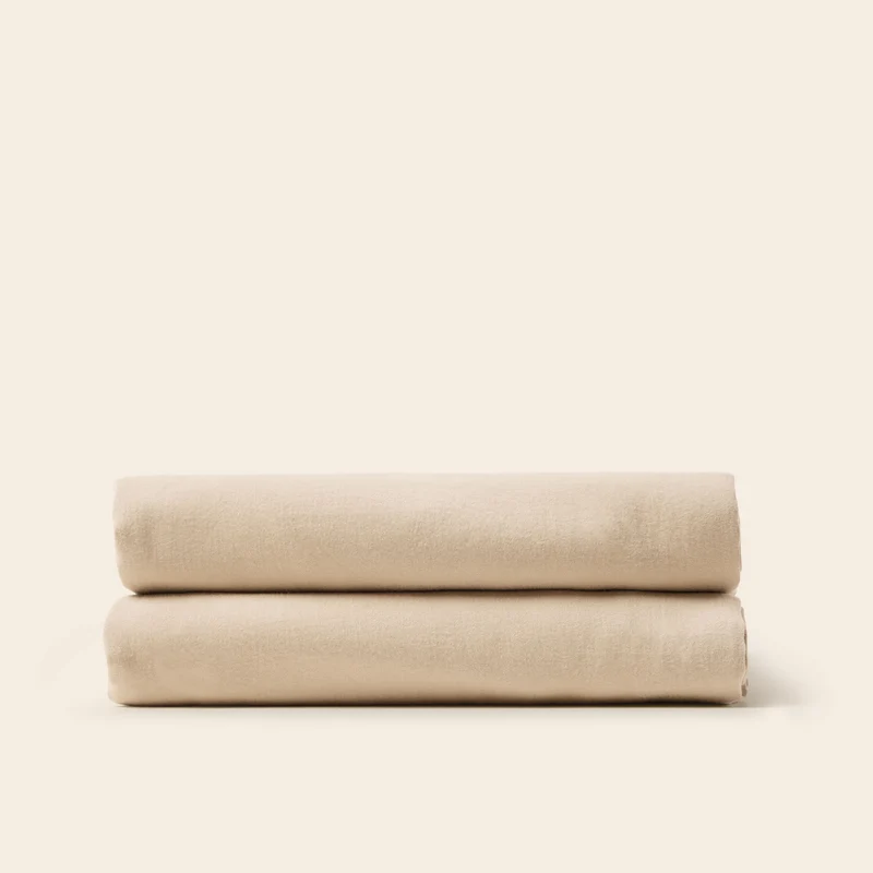 Drap plat SATHEENE beige nude
