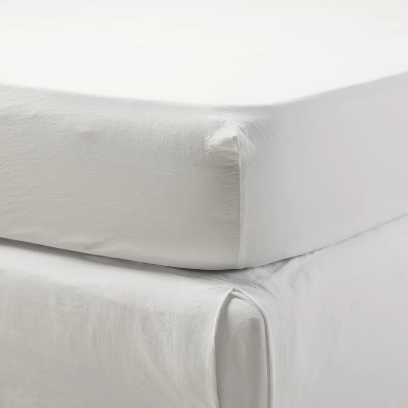 Drap Housse SATHEENE simplement blanc