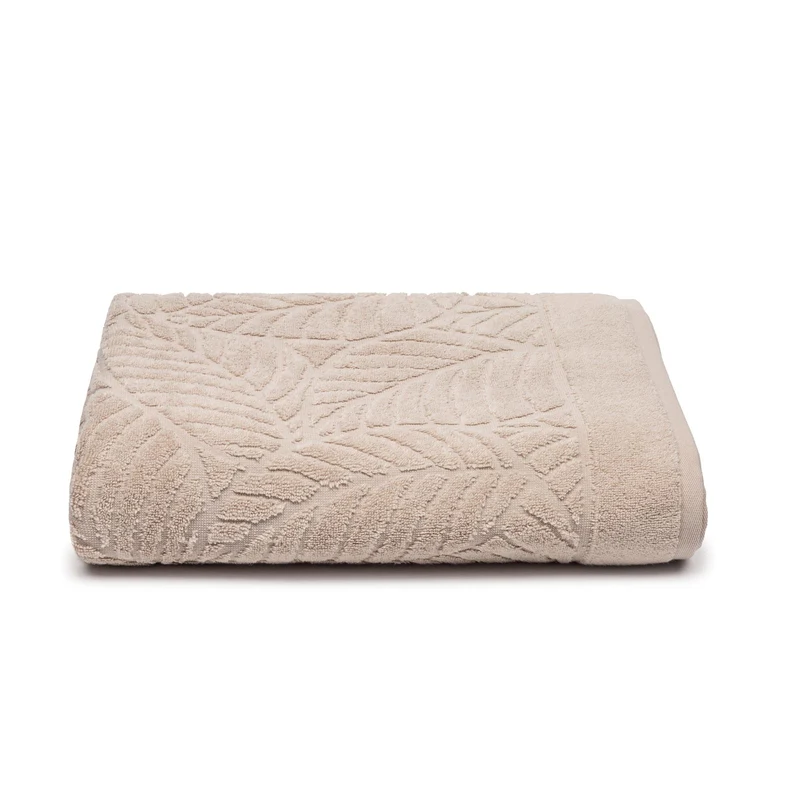 Telo Bagno foglie in Cotone 450 gr/mq