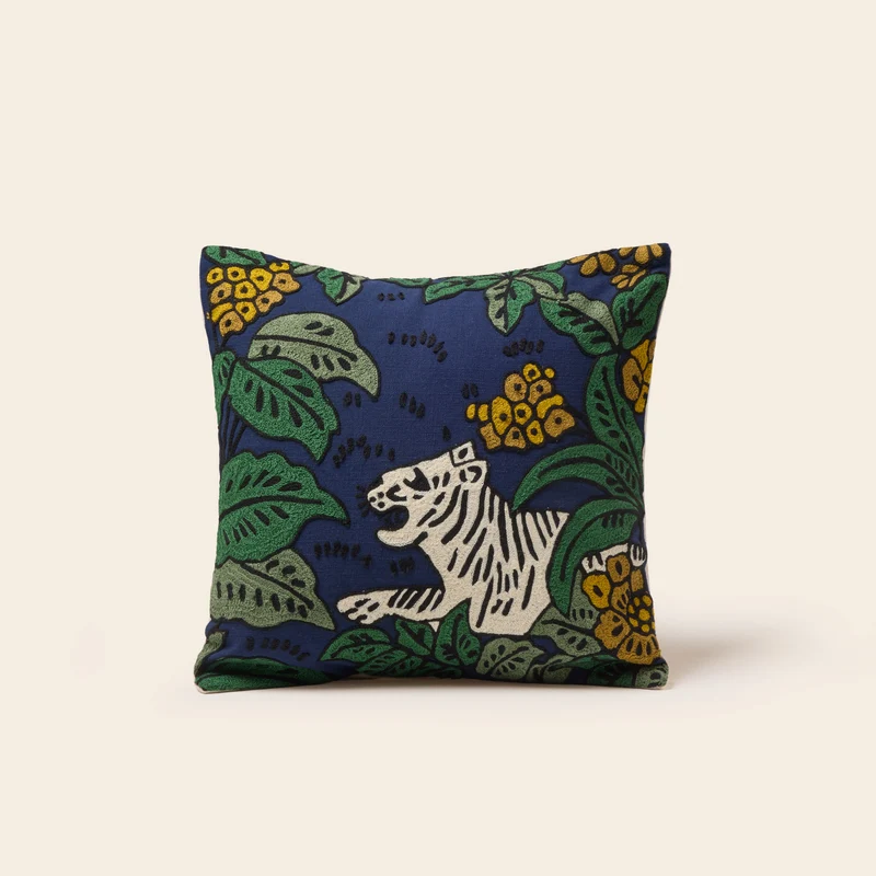 Housse de coussin TIGRIS encre