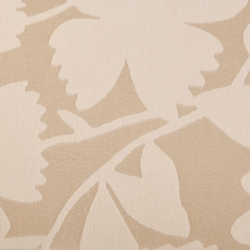 Housse de coussin FLAURIA ivoire et beige chaud