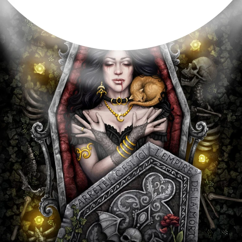 Empire of Death - Fleece Blanket/Throw/Tapestry by Sarah Richter