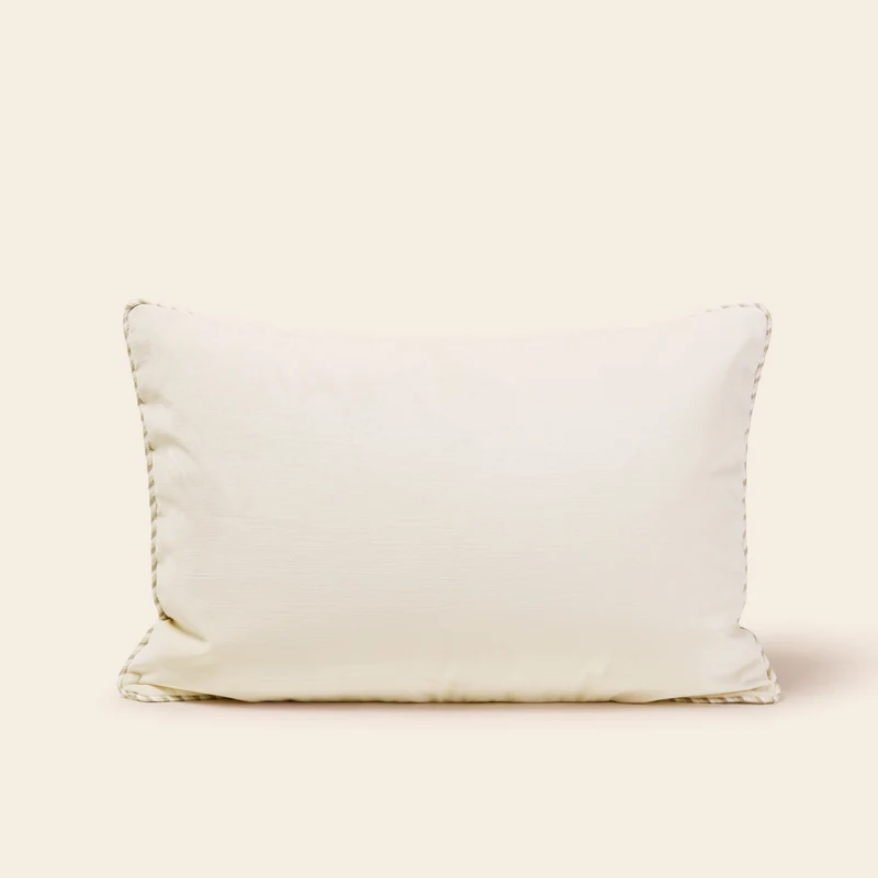 Housse de coussin DALILA ivoire
