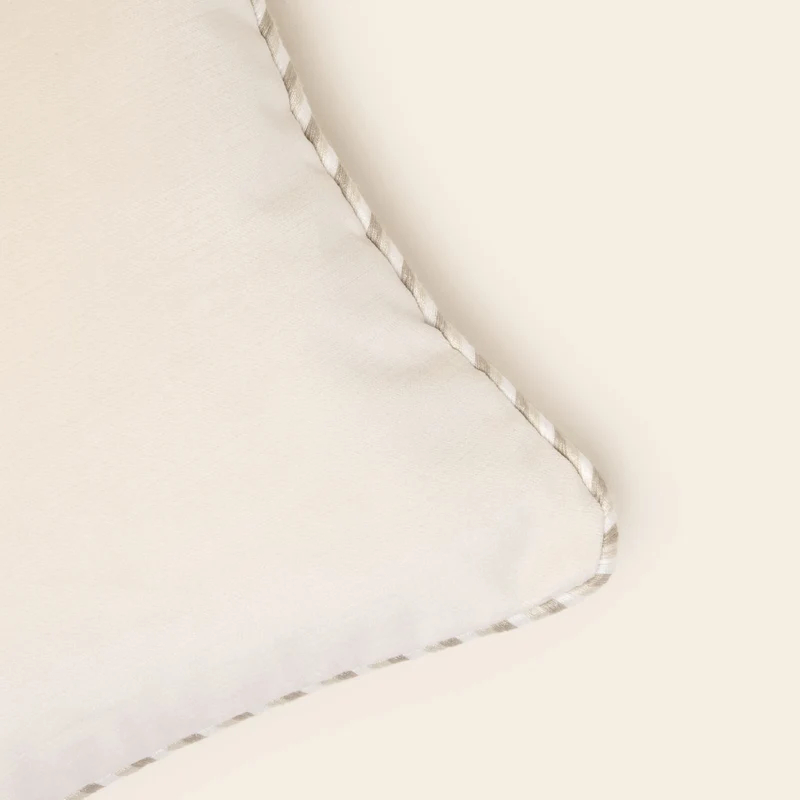 Housse de coussin DALILA ivoire