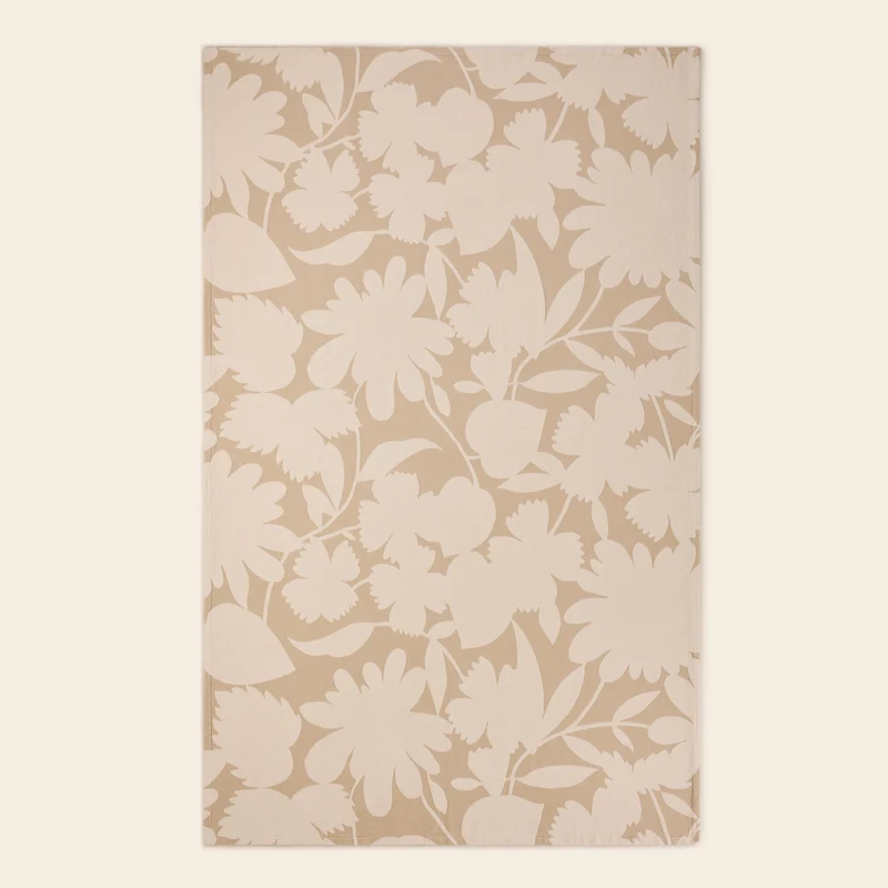 Couvre-lit FLAURIA ivoire et beige chaud