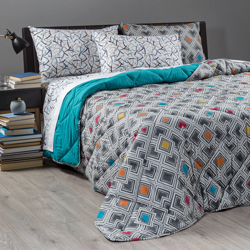 Trapunta dinamic Moderno in Cotone 300 gr/mq