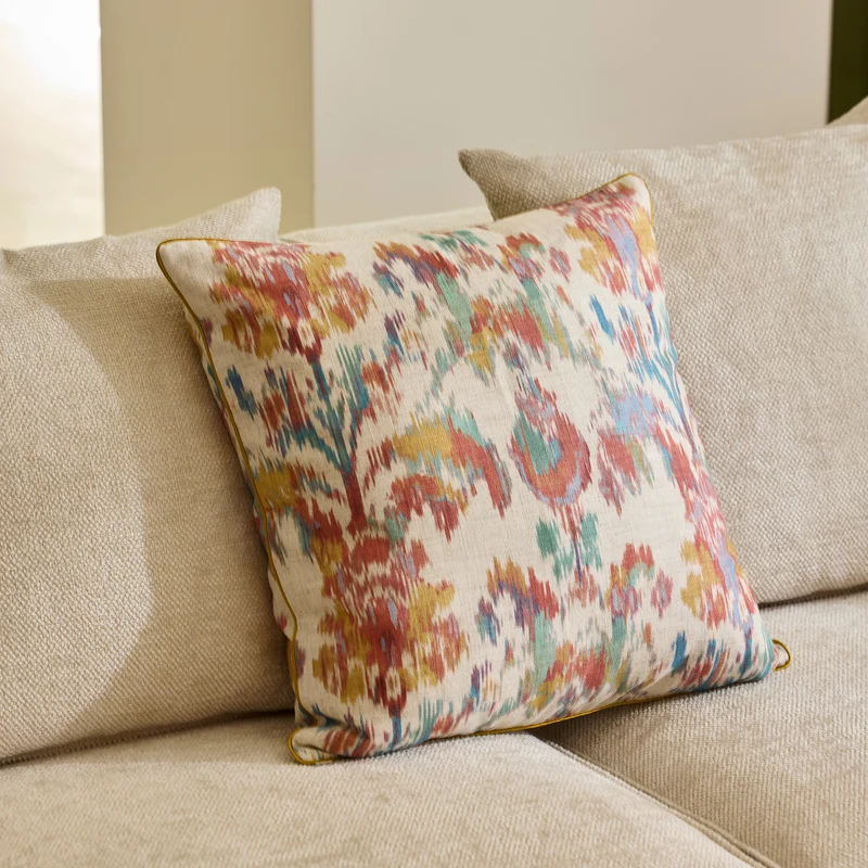 Housse de coussin SHINTA naturel et coloré