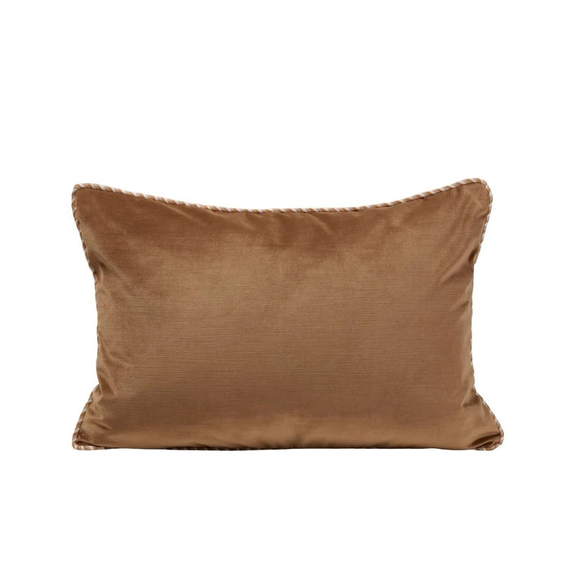 Housse de coussin DALILA camel doré