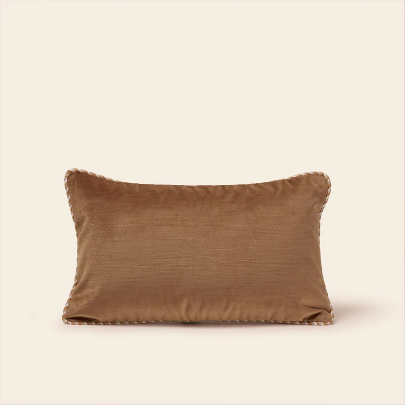 Housse de coussin DALILA camel doré
