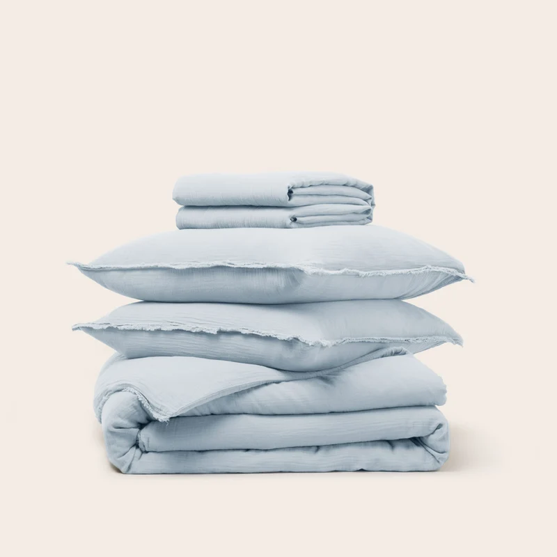 Parure de lit LOU baby blue