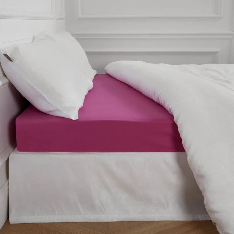 Drap Housse SQUARE violet foncé