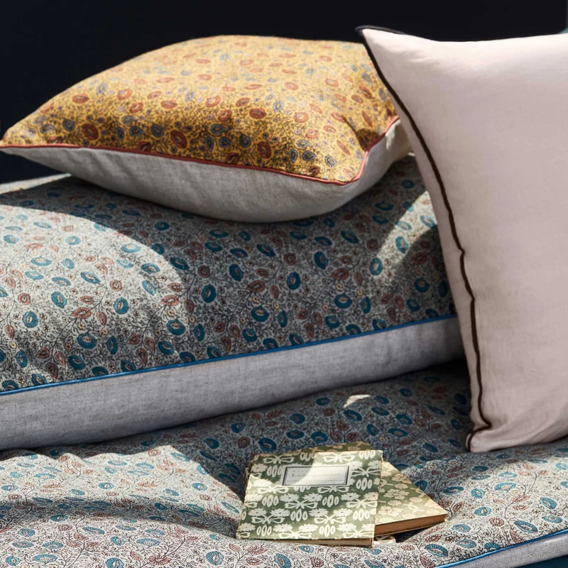 Housse de coussin ANUSHA ocre